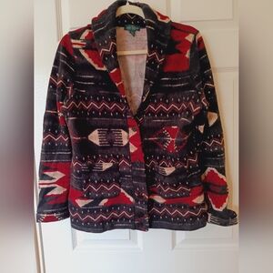 Lauren Ralph Lauren  Southwestern Jacket Size L Aztec